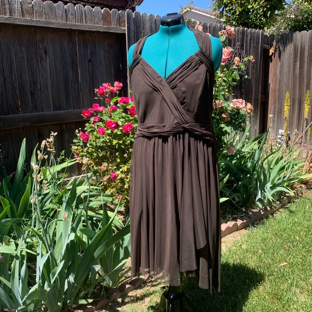 Fall Wedding/Chocolate brown party dress